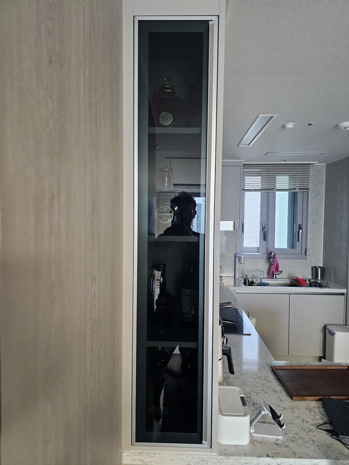 장식장/진열장유리문 인천 시공 후